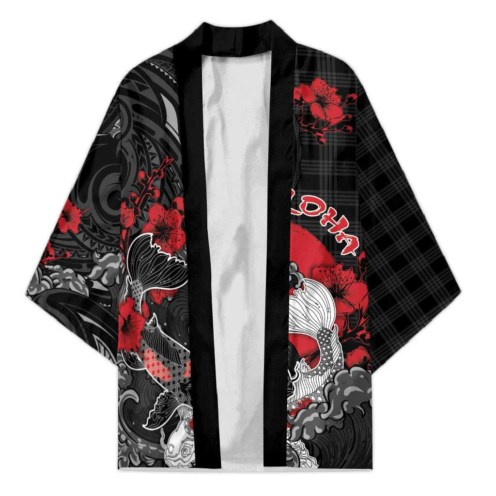 Personalised Hawaiian And Japanese Kimono Aloha Koi Fish Palaka Patterns - Polynesian Pride