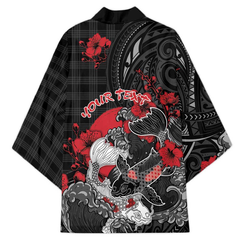 Personalised Hawaiian And Japanese Kimono Aloha Koi Fish Palaka Patterns - Polynesian Pride