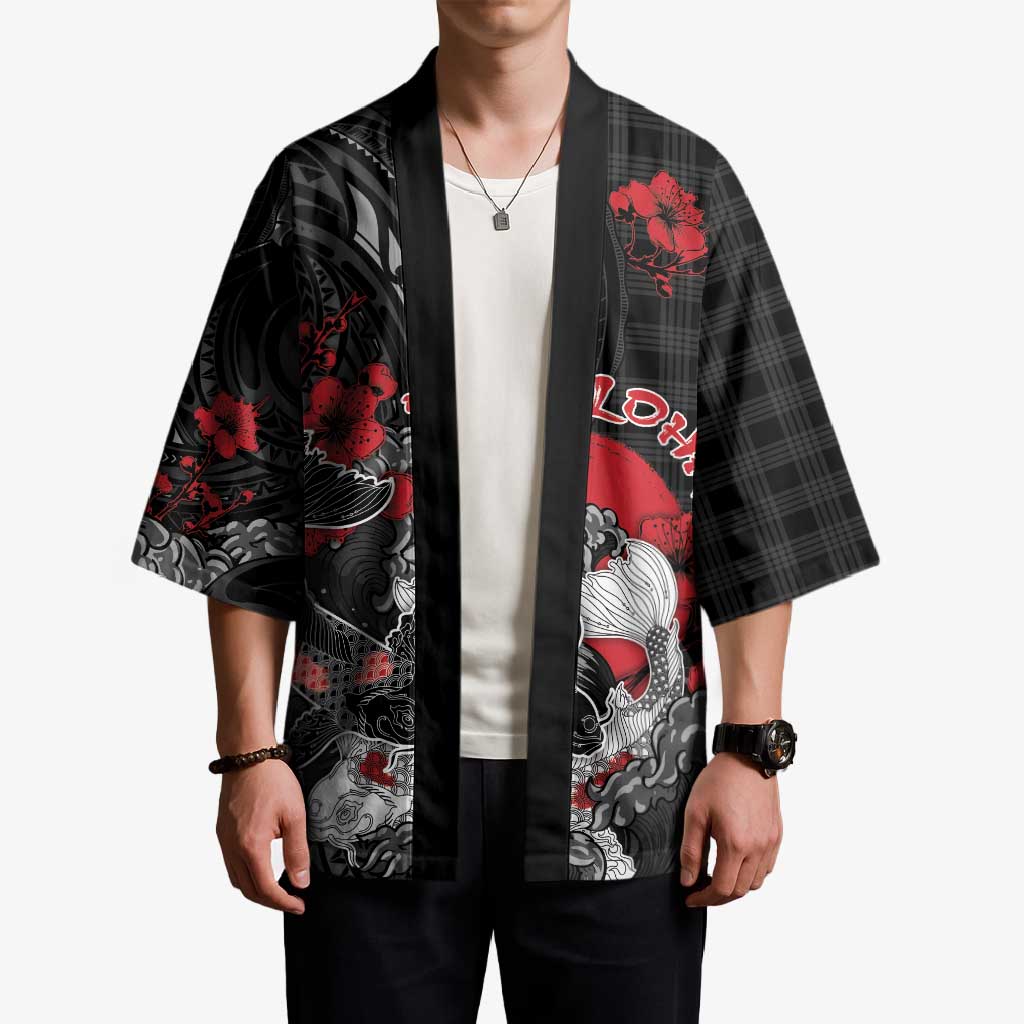 Personalised Hawaiian And Japanese Kimono Aloha Koi Fish Palaka Patterns - Polynesian Pride