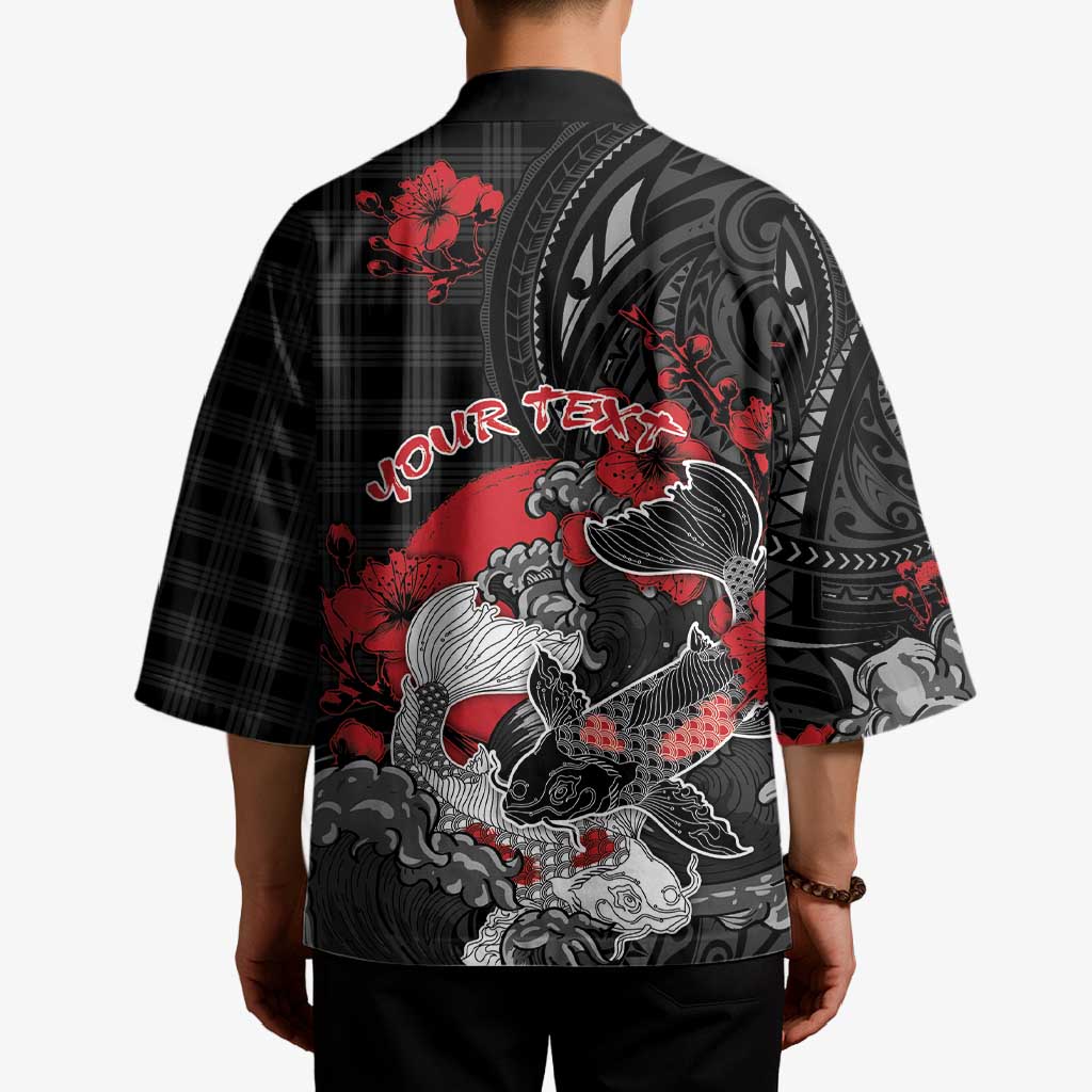 Personalised Hawaiian And Japanese Kimono Aloha Koi Fish Palaka Patterns - Polynesian Pride