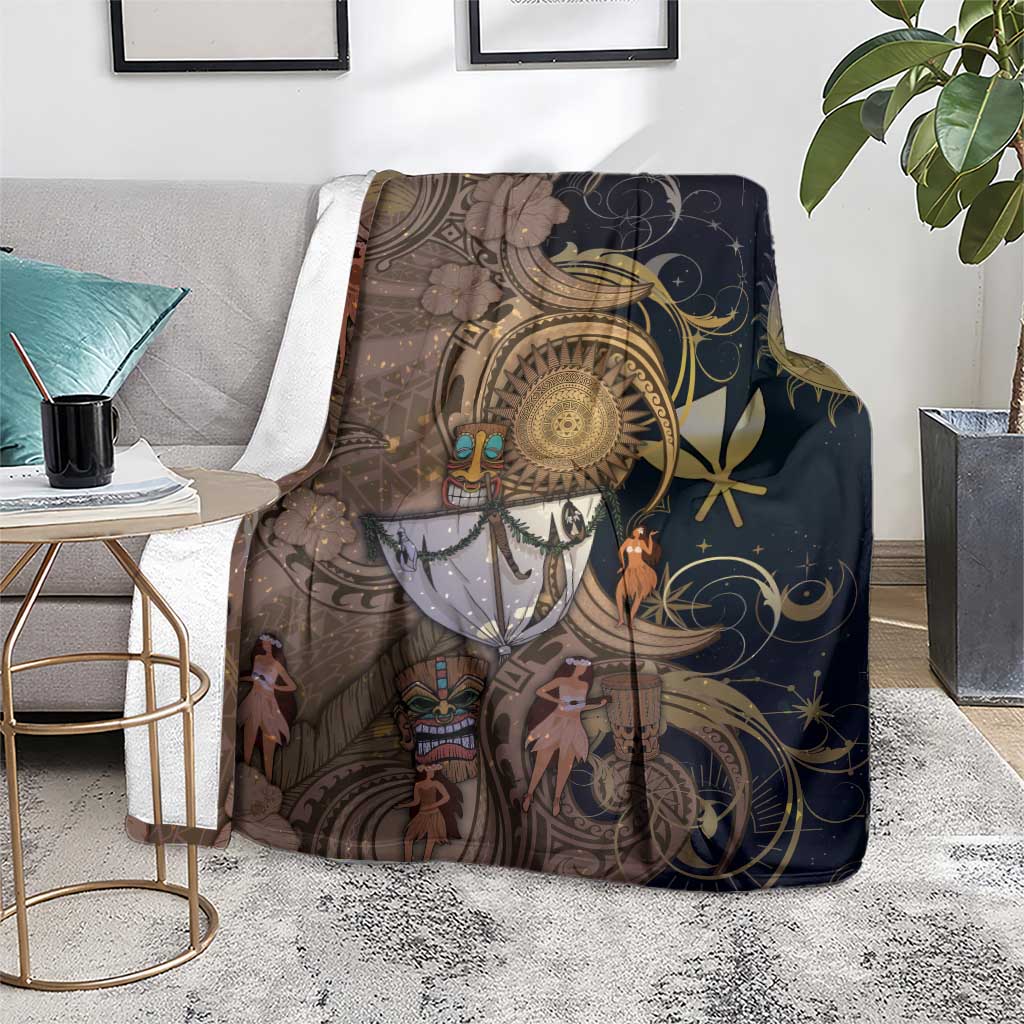 Hawaii Makahiki Blanket Polynesian Sky And Earth - Polynesian Pride