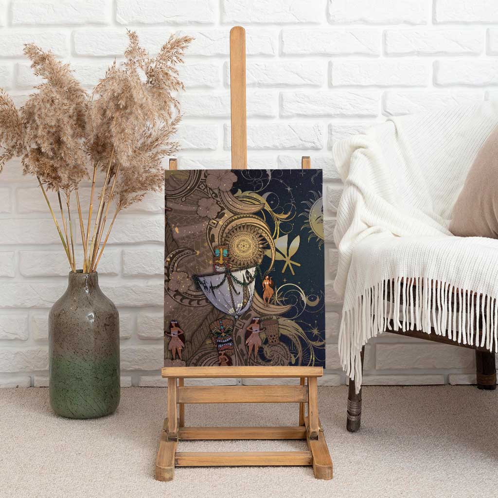 Hawaii Makahiki Canvas Wall Art Polynesian Sky And Earth - Polynesian Pride