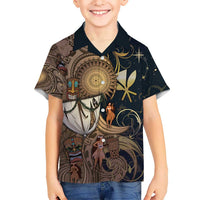 Hawaii Makahiki Hawaiian Shirt Polynesian Sky And Earth - Polynesian Pride