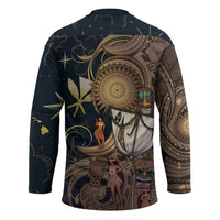Hawaii Makahiki Hockey Jersey Polynesian Sky And Earth - Polynesian Pride
