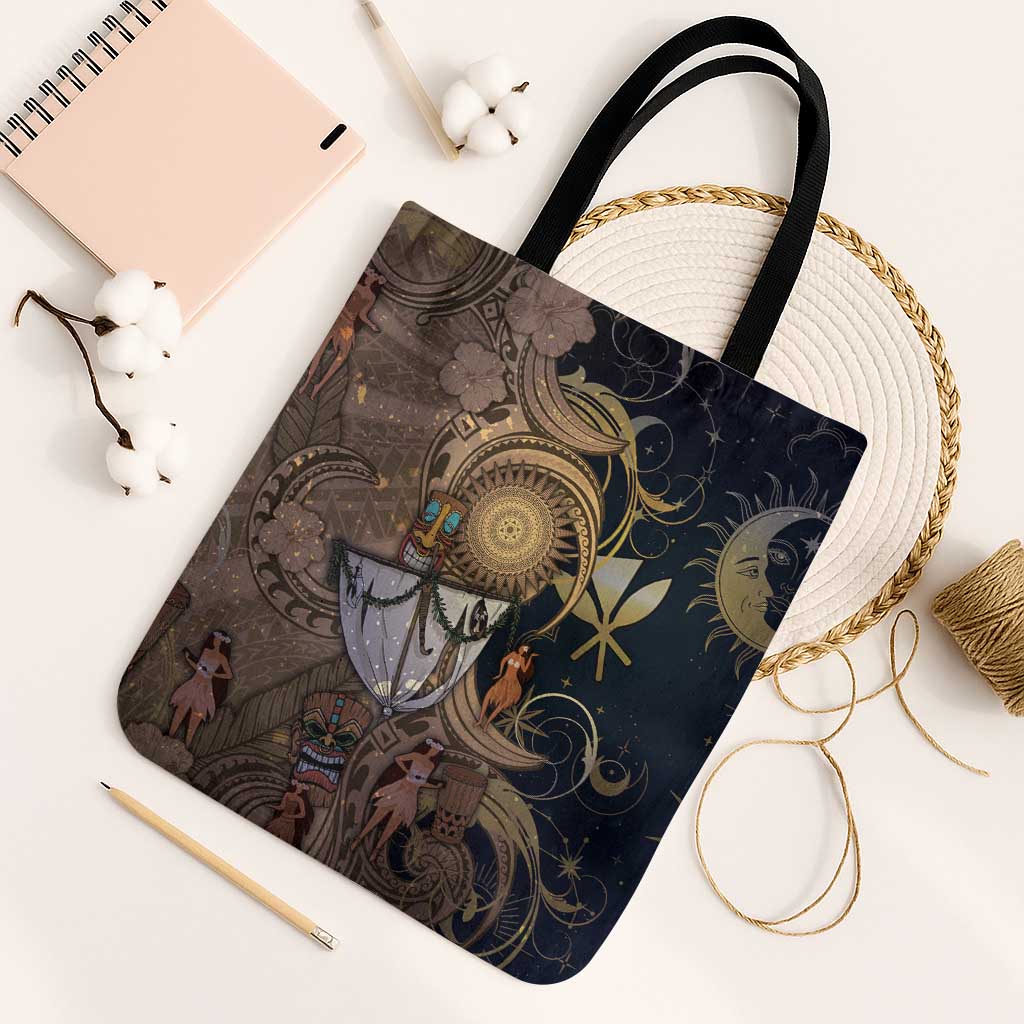 Hawaii Makahiki Tote Bag Polynesian Sky And Earth - Polynesian Pride