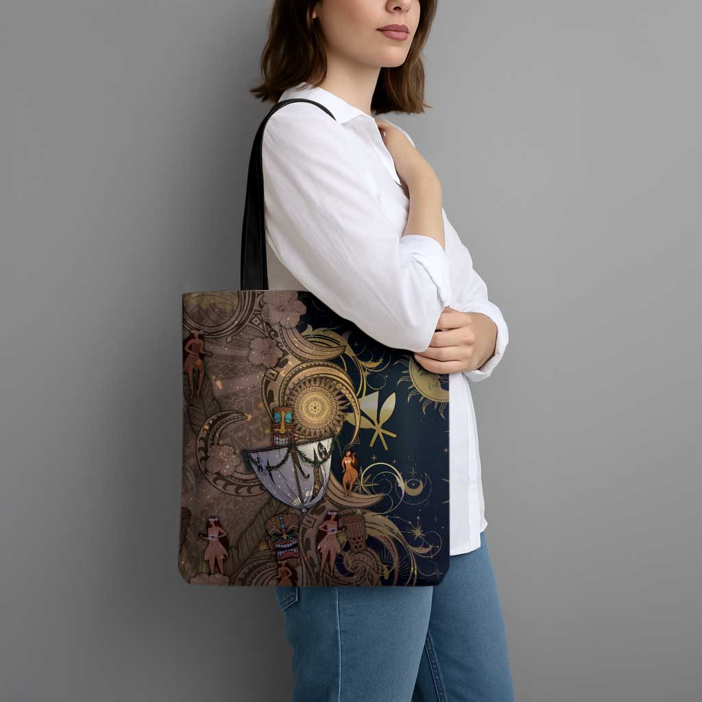 Hawaii Makahiki Tote Bag Polynesian Sky And Earth - Polynesian Pride