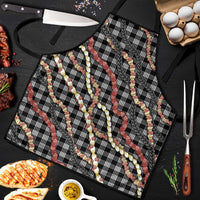 Hawaii Palaka Niihau Shell Lei Apron Tropical Island Plaid Patterns