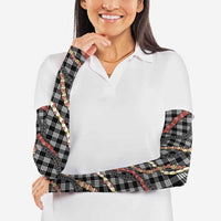 Hawaii Palaka Niihau Shell Lei Arm Sleeves Tropical Island Plaid Patterns