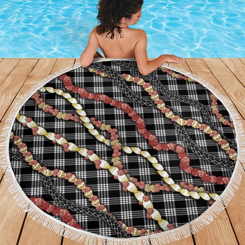 Hawaii Palaka Niihau Shell Lei Beach Blanket Tropical Island Plaid Patterns
