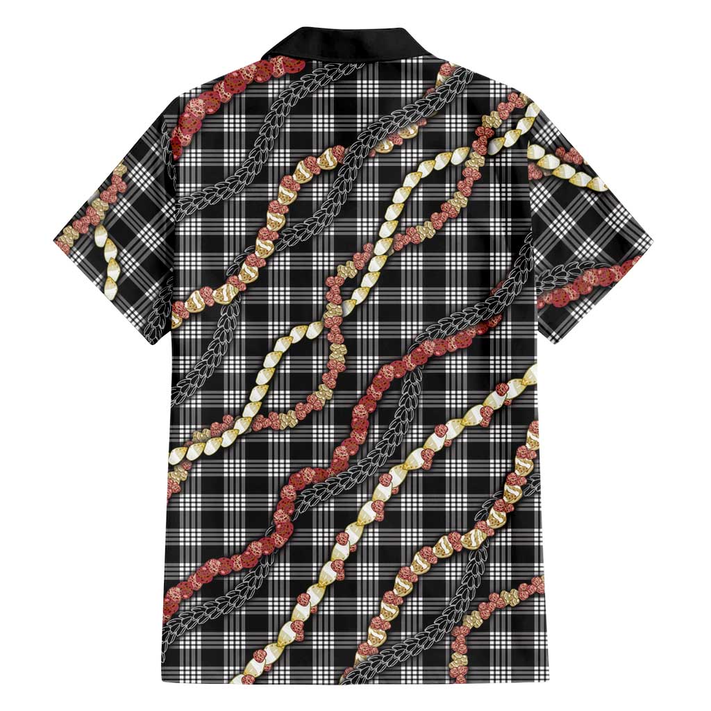 Hawaii Palaka Niihau Shell Lei Family Matching Puletasi and Hawaiian Shirt Tropical Island Plaid Patterns DT05 - Polynesian Pride