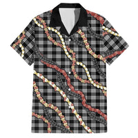 Hawaii Palaka Niihau Shell Lei Hawaiian Shirt Tropical Island Plaid Patterns