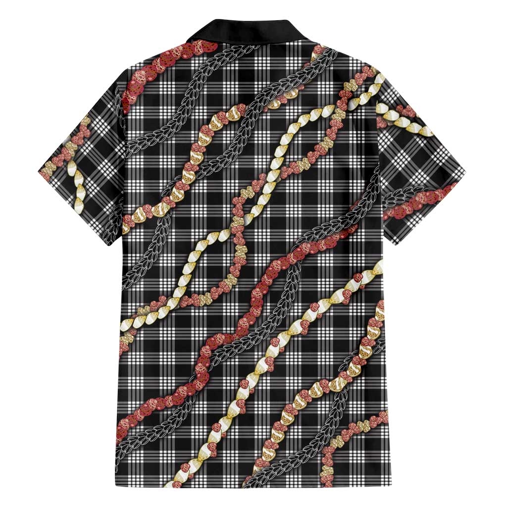 Hawaii Palaka Niihau Shell Lei Hawaiian Shirt Tropical Island Plaid Patterns