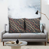 Hawaii Palaka Niihau Shell Lei Pillow Cover Tropical Island Plaid Patterns