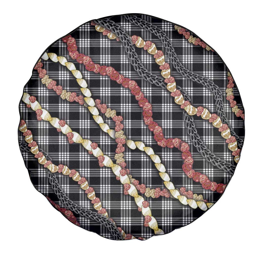Hawaii Palaka Niihau Shell Lei Spare Tire Cover Tropical Island Plaid Patterns