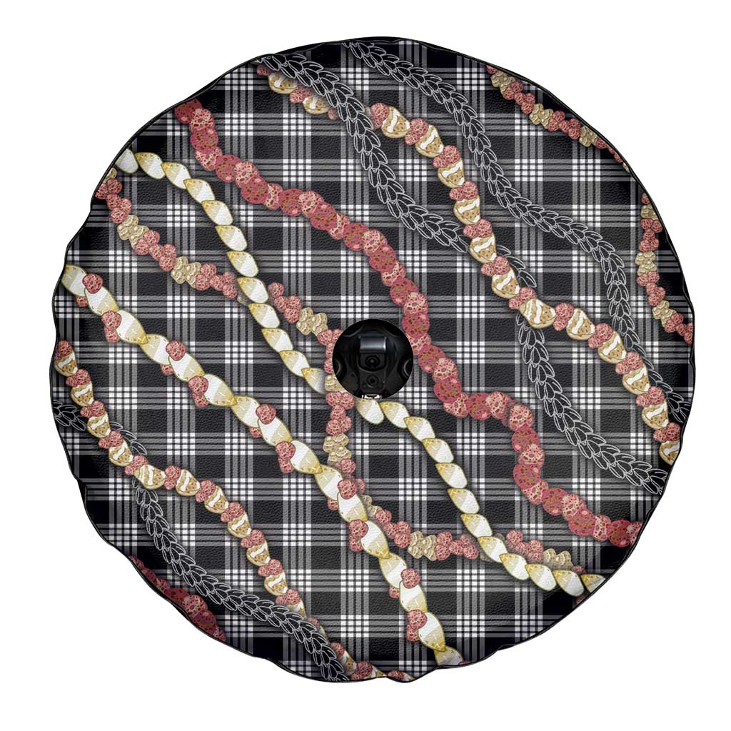 Hawaii Palaka Niihau Shell Lei Spare Tire Cover Tropical Island Plaid Patterns
