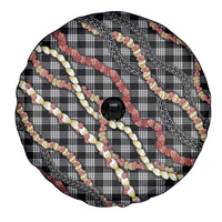 Hawaii Palaka Niihau Shell Lei Spare Tire Cover Tropical Island Plaid Patterns