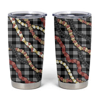 Hawaii Palaka Niihau Shell Lei Tumbler Cup Tropical Island Plaid Patterns
