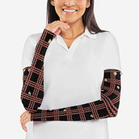 Hawaii Palaka Kahelelani Shell Lei Costume Arm Sleeves Plaid Patterns