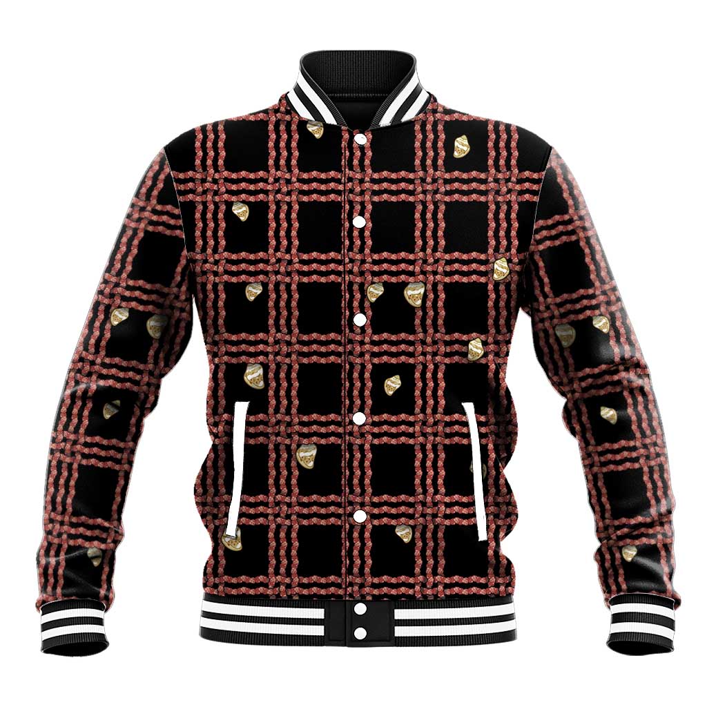 Hawaii Palaka Kahelelani Shell Lei Costume Baseball Jacket Plaid Patterns