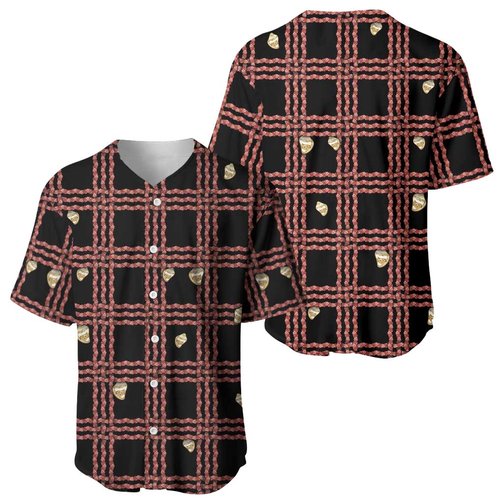 Hawaii Palaka Kahelelani Shell Lei Costume Baseball Jersey Plaid Patterns