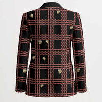 Hawaii Palaka Kahelelani Shell Lei Costume Blazer Plaid Patterns