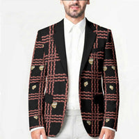 Hawaii Palaka Kahelelani Shell Lei Costume Blazer Plaid Patterns