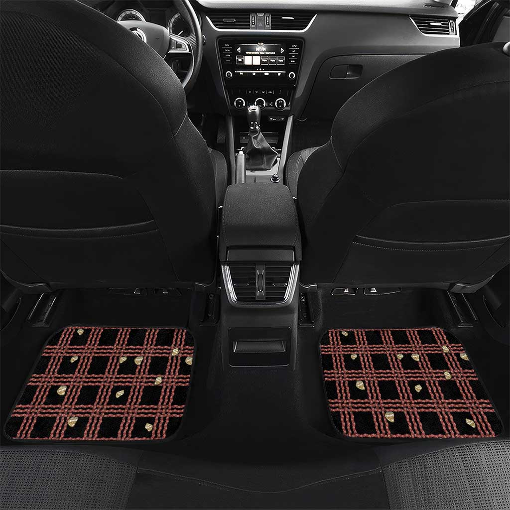 Hawaii Palaka Kahelelani Shell Lei Costume Car Mats Plaid Patterns