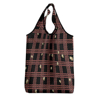 Hawaii Palaka Kahelelani Shell Lei Costume Grocery Bag Plaid Patterns