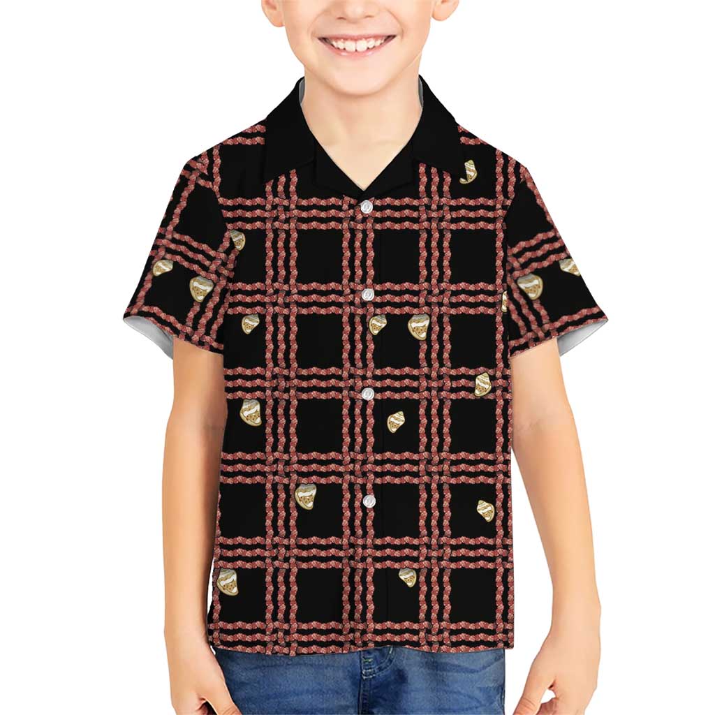 Hawaii Palaka Kahelelani Shell Lei Costume Hawaiian Shirt Plaid Patterns