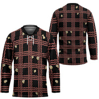 Hawaii Palaka Kahelelani Shell Lei Costume Hockey Jersey Plaid Patterns