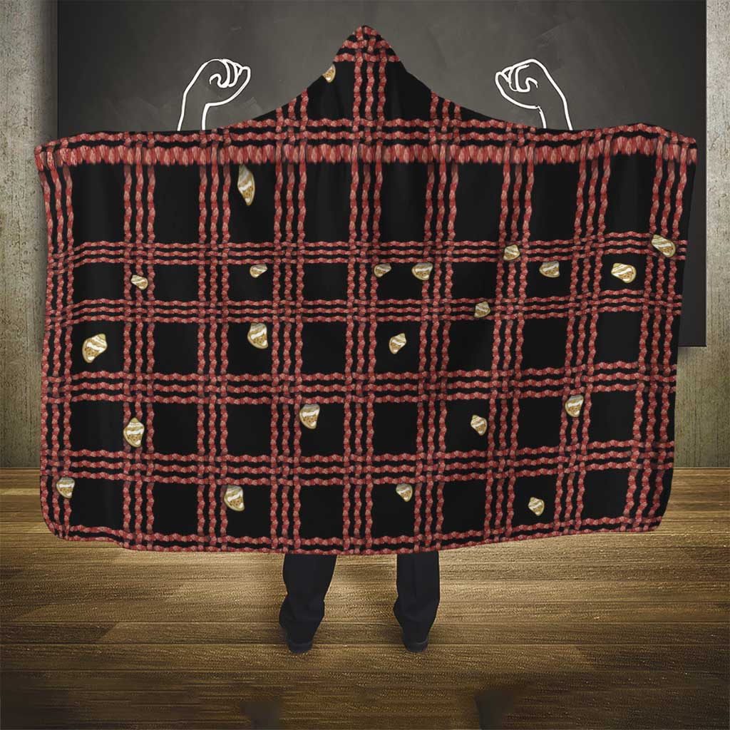Hawaii Palaka Kahelelani Shell Lei Costume Hooded Blanket Plaid Patterns