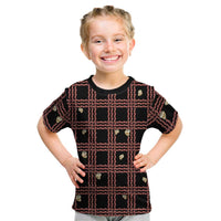 Hawaii Palaka Kahelelani Shell Lei Costume Kid T Shirt Plaid Patterns