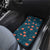 Hawaii Monstera Car Mats Hibiscus Flowers Simple Style - Polynesian Pride