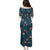 Hawaii Monstera Family Matching Puletasi and Hawaiian Shirt Hibiscus Flowers Simple Style - Polynesian Pride