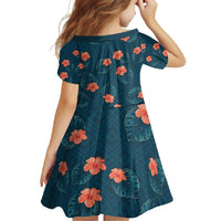 Hawaii Monstera Family Matching Summer Maxi Dress and Hawaiian Shirt Hibiscus Flowers Simple Style DT05 - Polynesian Pride