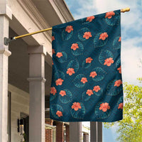 Hawaii Monstera Garden Flag Hibiscus Flowers Simple Style - Polynesian Pride