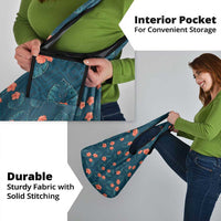 Hawaii Monstera Grocery Bag Hibiscus Flowers Simple Style - Polynesian Pride