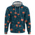 Hawaii Monstera Hoodie Hibiscus Flowers Simple Style - Polynesian Pride