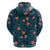 Hawaii Monstera Hoodie Hibiscus Flowers Simple Style - Polynesian Pride