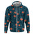 Hawaii Monstera Hoodie Hibiscus Flowers Simple Style - Polynesian Pride