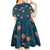 Hawaii Monstera Kid Short Sleeve Dress Hibiscus Flowers Simple Style - Polynesian Pride