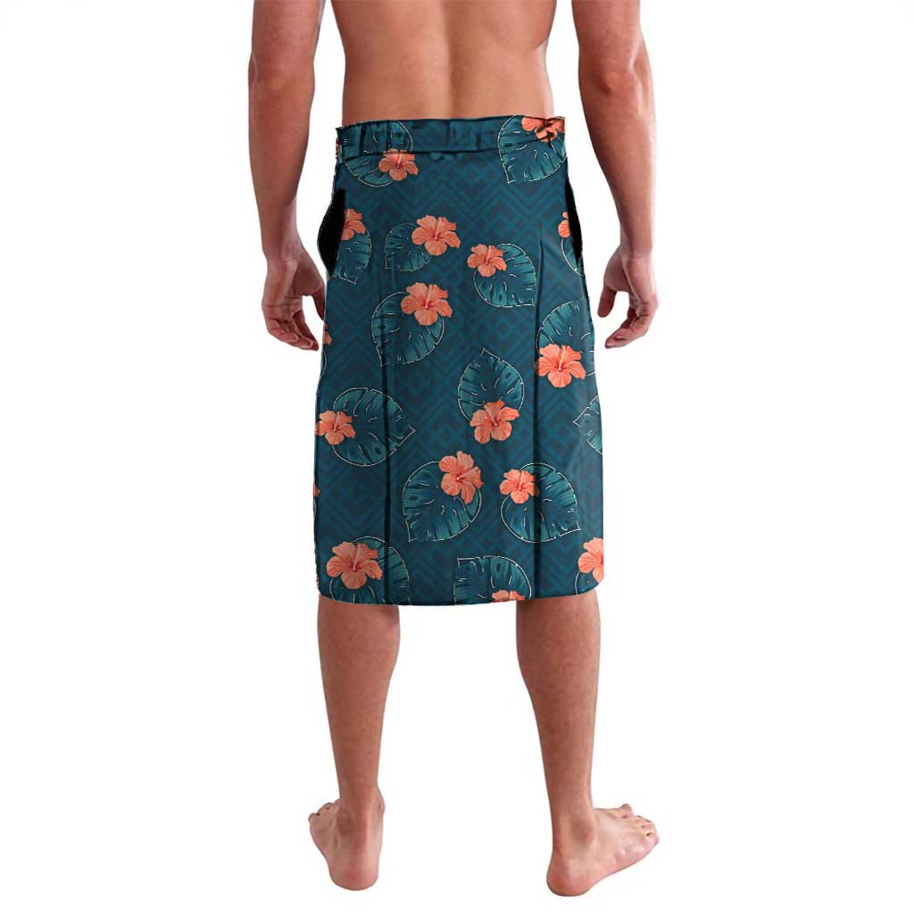 Hawaii Monstera Lavalava Hibiscus Flowers Simple Style - Polynesian Pride