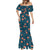 Hawaii Monstera Mermaid Dress Hibiscus Flowers Simple Style - Polynesian Pride