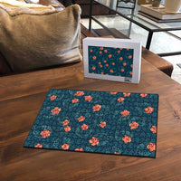 Hawaii Monstera Puzzle Hibiscus Flowers Simple Style - Polynesian Pride