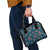 Hawaii Monstera Shoulder Handbag Hibiscus Flowers Simple Style - Polynesian Pride