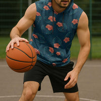 Hawaii Monstera Sleeveless Hoodie Hibiscus Flowers Simple Style DT05 - Polynesian Pride