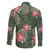 Hawaii Family Matching Tank Maxi Dress and Hawaiian Shirt Green Polynesian Monstera Patterns - Polynesian Pride