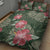 Hawaii Quilt Bed Set Green Polynesian Monstera Patterns - Polynesian Pride