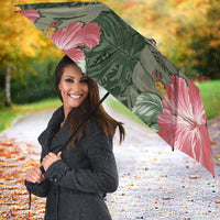 Hawaii Umbrella Green Polynesian Monstera Patterns - Polynesian Pride