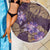 Hawaii Beach Blanket Purple Polynesian Monstera Patterns - Polynesian Pride